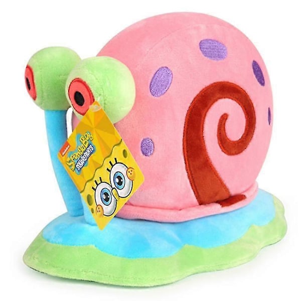 ATCLV SpongeBob SquarePants Rosa Sjöstjärna Snigel Anime Karaktär Plysch Leksak Gary 8\"66/22cm Kvalitet Mjuk Present till Barn Gary  (FMY) Patrick