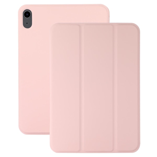 Etui for iPad Air 11 (2024) - Tri-Fold Stativ, Lær, Magnetisk, Automatisk Vekking/Søvn - Matcha (FMY) Multicolor Pink