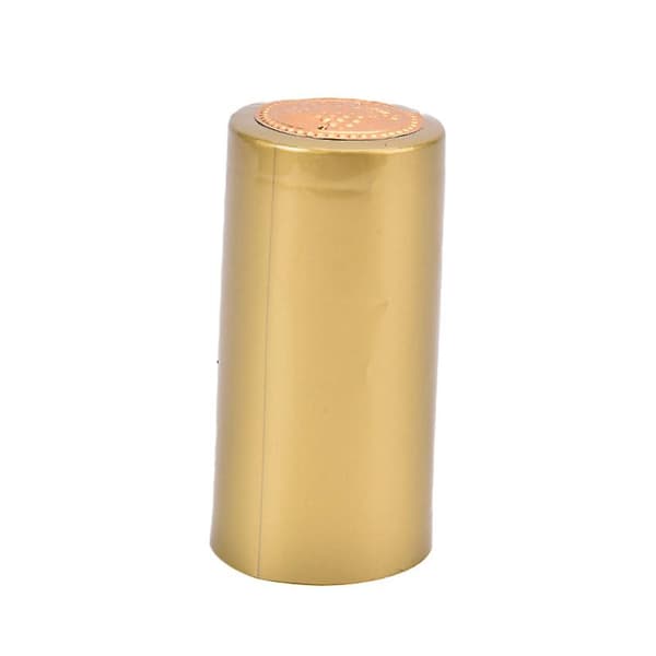 100 st Krympslangar för Vinflaskor, Värmeförseglande Lock (FMY) Gold 100pcs