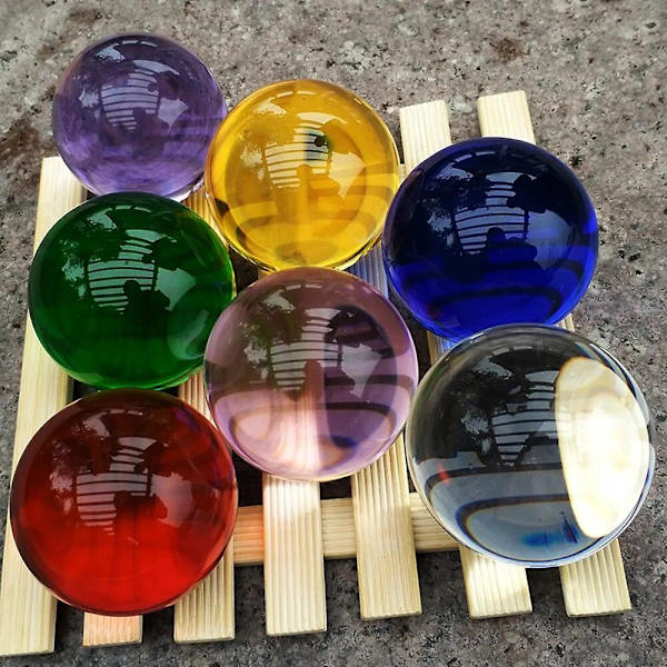 Flerfärgad 80mm(3,15 tum) K9 Kristall Solid Ball Glassfär Healing Magic Fotografi Rekvisita Lensball Feng Shui Heminredning  (FMY) Purple 80mm(3.15inch)