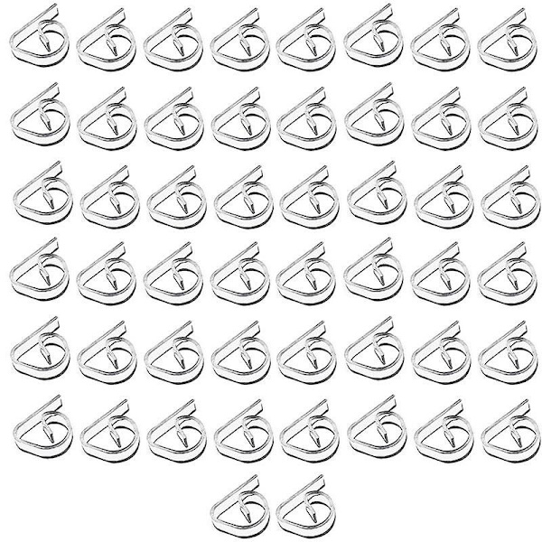 Pöytäliinanpidikkeet, 50 kpl, läpinäkyvät pöytäpeitteen pidikkeet, pöytäkiinnikkeet kotiin, keittiöön, ravintolaan, häihin, piknikille, terassille ja (FMY)