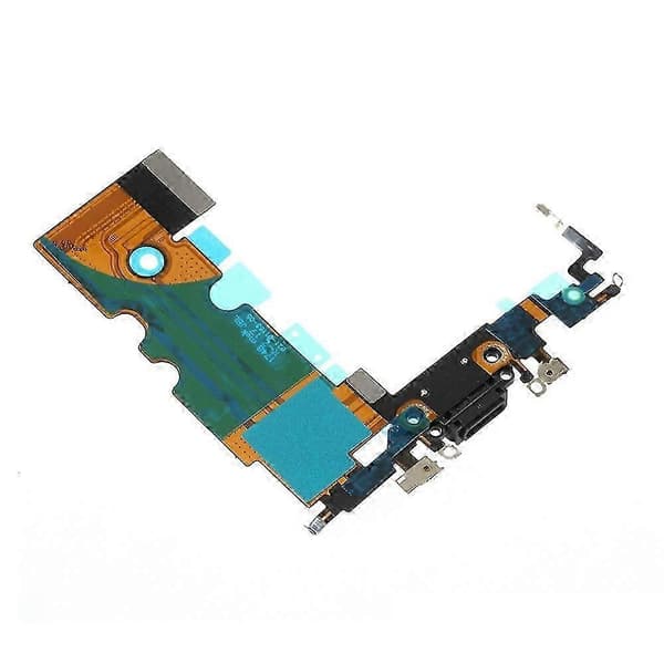 Tail Plug For Iphone Se (2020) Oem Demontering Dock Connector Ladeport Flex Kabel Erstatning - (FMY) Black
