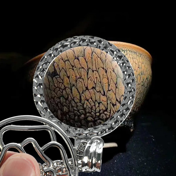 6x Förstoringsglashänge Retro Halsband för förstoringsglas för kvinnor Bärbar ficka (FMY)
