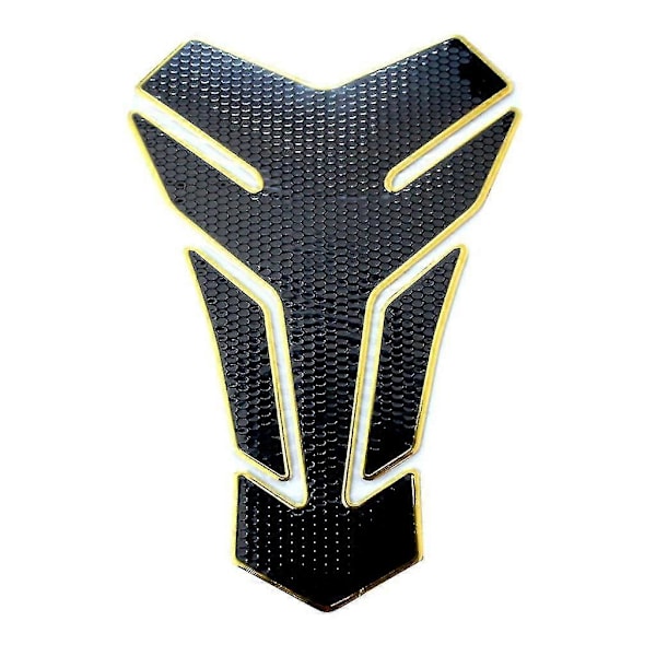 Anti-scratch Traction-pads 3d Slitstark motorcykel För Tank Pad Protector Tankpad (FMY) Golden edge