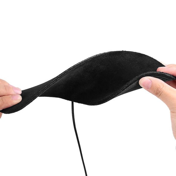 Tee-se-itse USB-lämpöpohjalliset Leikatut pohjalliset Jalkalämmitin Talvisukka Matto Miehille Naisille Talvi Ulkoilu Urheilu 28*9.5cm  (FMY)