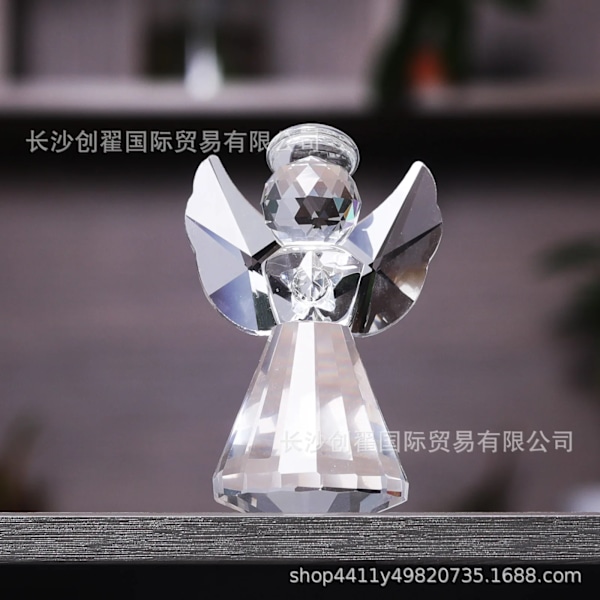 Kreative Englekrystal Håndværk Figurer Baby Fødselsdagsfest Favør Bryllup Promotion Gave (FMY) Angel-AB color Crystal Angel