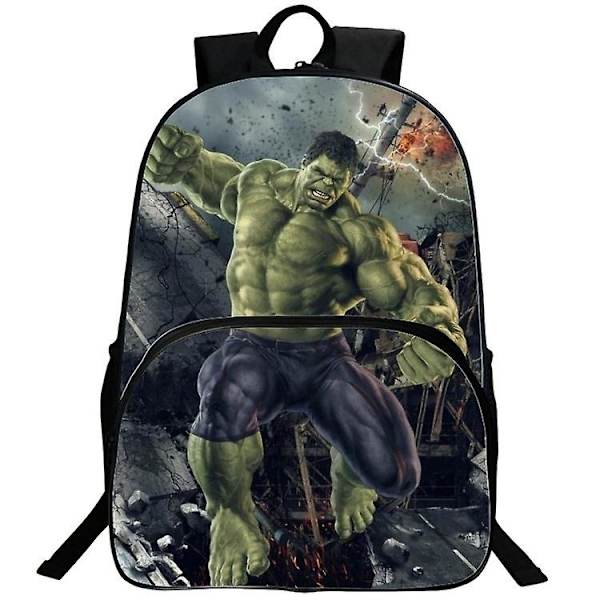 Lasten lahja Hulk-reppu Oppilaan koululaukku Piirretty lasten reppu  (FMY) K