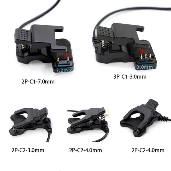 Universal USB 5V opladerkabel til Smart Watch, opladerclips til TW64 (FMY) 2PC1 3MM