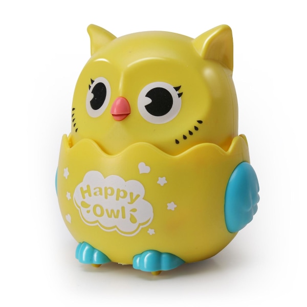 Baby Toy Owl Kid Pull Back Tröghetsbil Early Learning Toy 3+ år gammal (FMY)