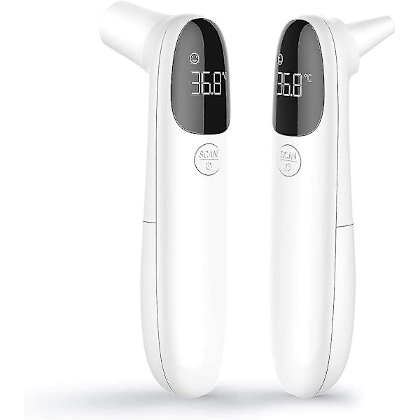 Termometer for Lmell Voksne, Infrarød Digital Termometer, Panne og Øre Gave (FMY)