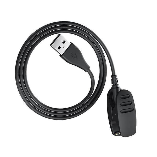Universal USB Opladerkabel Klips Adapter til Suunto Ambit 1/2/3 Smartwatch (FMY) Black