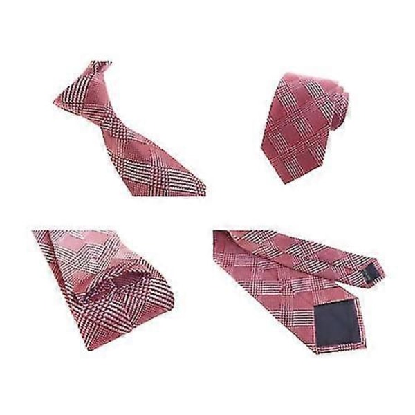 Herre Slips Sett Med 3 Paisley Striper Slips Business Dress Bryllupsgave (FMY) brown