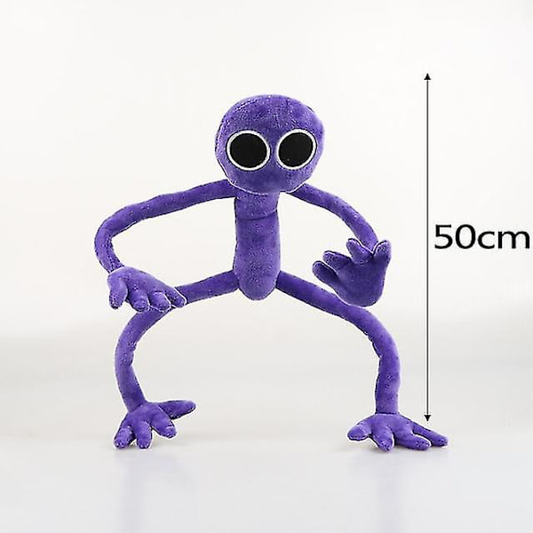 80cm Rainbow Friends Purple Vent Long Hands Monster Plush Doll Toy Horror Game Character Plushie Stuffed Figure Toys For Kids  (FMY) 50cm