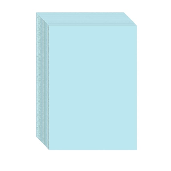 100 Ark A4 Fargekopierpapir 210x297mm/8.3x11.7in Skriverpapir 70GSM for Kopiering Utskrift Skriving Håndverk & Kunst  (FMY) Light Blue