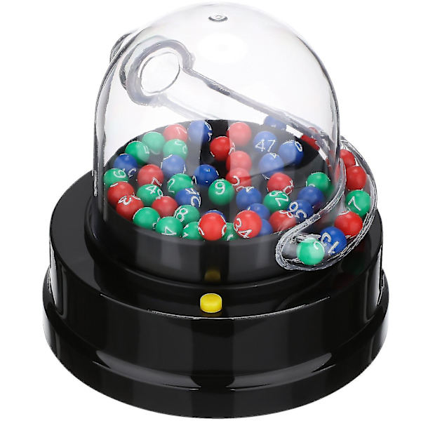 1 Sæt Elektrisk Lotto Maskine Party Mini Lotto Spil Maskine Jackpot Maskine 12-27  (FMY)