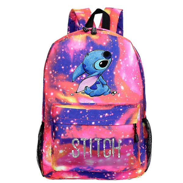 Lilo & Stitch Ryggsäck Skolryggsäck Barn Pojkar Flickor Resväska Present (FMY) B