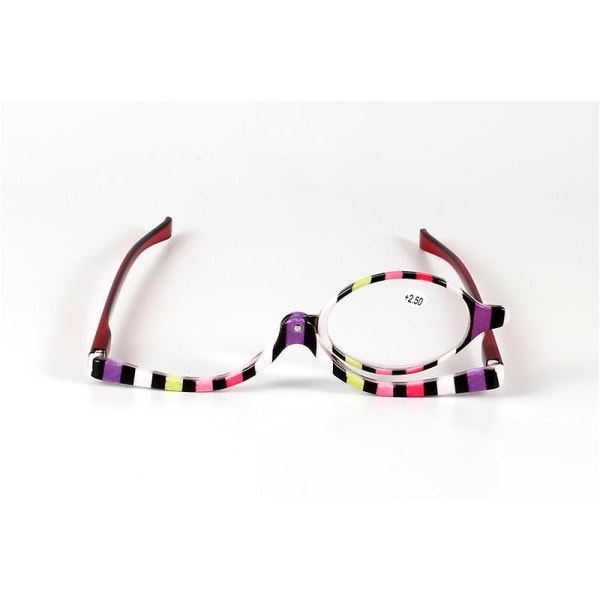 Lesebriller med roterende sminke, roterende briller med én linse, essensielle sminkeverktøy for kvinner (FMY)