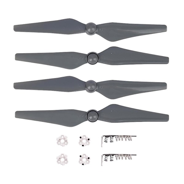 4st 9450s Propeller För Dji Phantom 4 Pro 4a Advanced Drönare Snabbfäste Blad Cc Cw Propellrar Vinge Med Monteringsbas Reservdelar (FMY) Gray