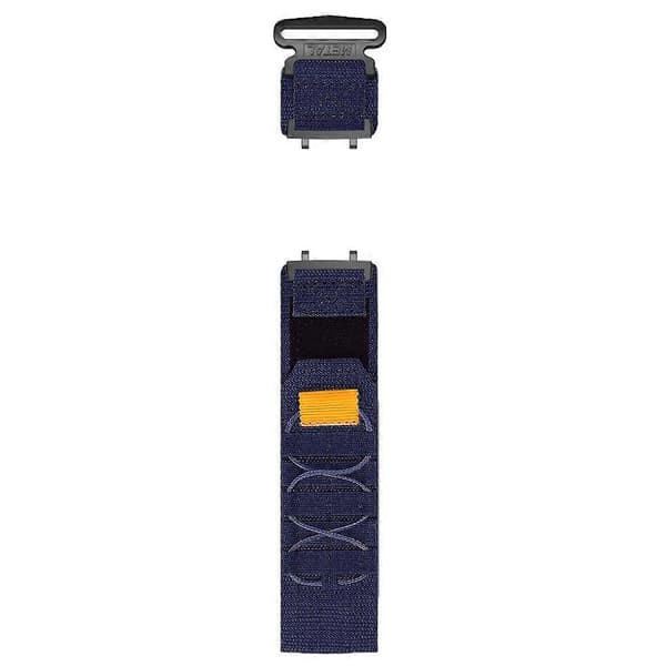 Til Huami Amazfit T-Rex 3 Nylon Urrem Loop Lukning Håndledsrem med Stik - Grå (FMY) Multicolor Midnight Blue