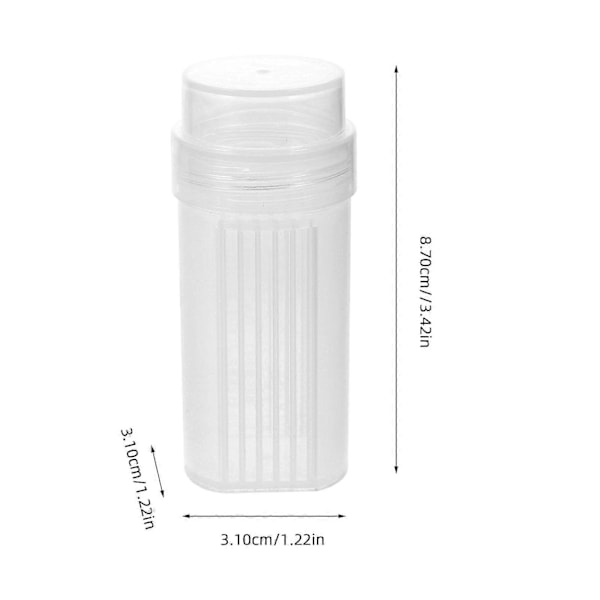 Objektilasien Värjäyspurkki Coplin Värjäyspurkit Mikroskoopin Objektilasien Värjäysteline Laboratorioon (FMY) White 8.70X3.10X3.10CM