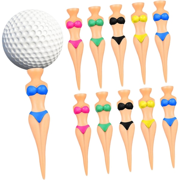 20st Boltnubbar Naglar Tillbehör Flicktillbehör Bulk Golfbollar Golfhållare Plast Boltställ Golf Tees (FMY)