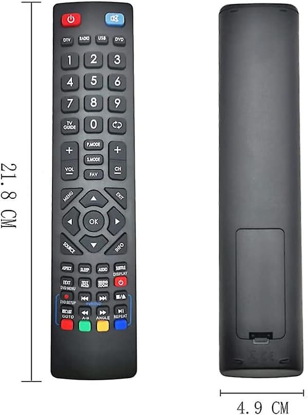 Erstatningsfjernkontroll for Technika TV (FMY)