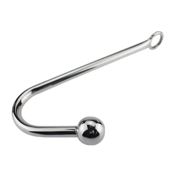 Anal Hook i Metall Rostfritt Stål för Par - Bakgårdsleksaker, Silver; 25*3cm; 304 Högkvalitativt Rostfritt Stål (FMY)