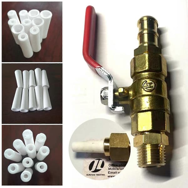 För Ventiltyp Sandblästringspistol Sandblästringstankar Blästringsmunstycke Portabel A 2.4MM-10
