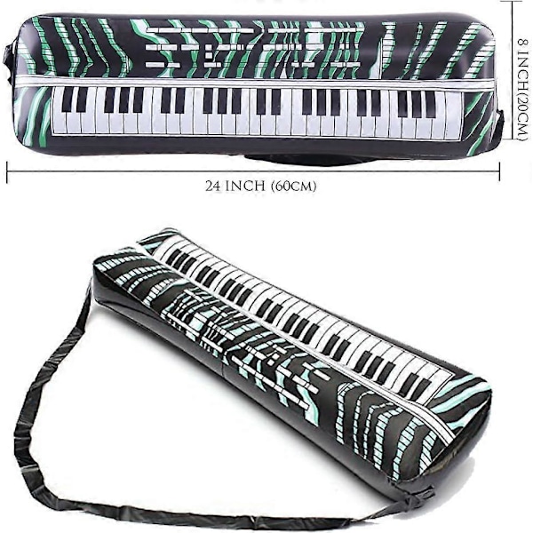 18 Pak Inflatable Rock Star Legetøjs Sæt - 4 Inflatable Guitar, 6 Mikrofoner, 6 Solbriller, 1 Saxofon og 1 Inflatable Keyboard   (FMY)