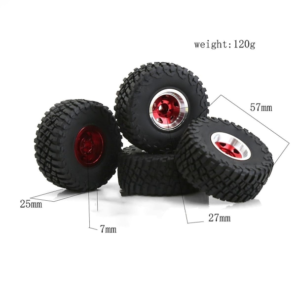 4pcs 68mm 1/10 Rc Racing Car Tires On Road Touring Drift Car Tyre Wheel For Tt01 Tt02 Xv01  (FMY)