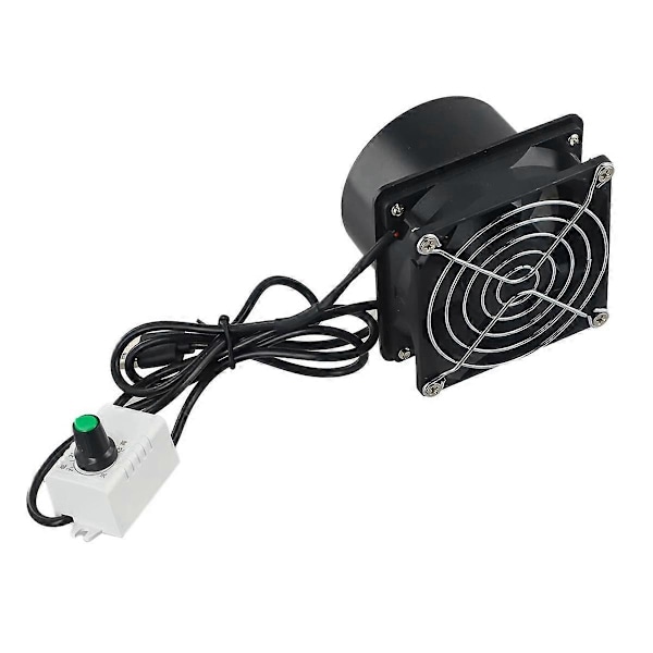 USB Hastighedskontrol Ventilator Røgabsorberende Emhætte Ventilator Rørkanal Udstødningsventilator USB Justerbar Hastighedsventilator (FMY) Black