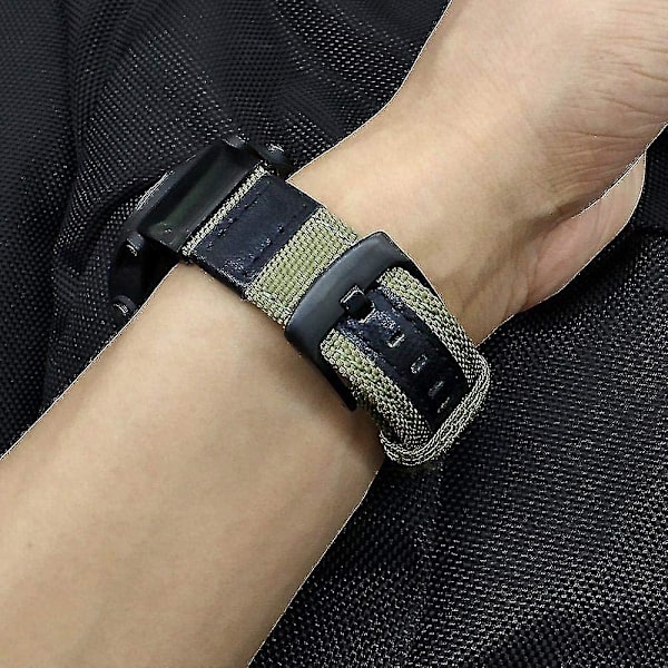 22 mm Nylonband Passar Garmin Fenix 5/fenix 6 (grön)  (FMY)