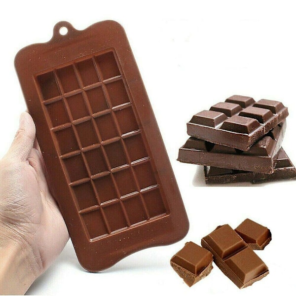 Chocolate Mould Bar Block Slab Silicone Cake Dessert Mold Maker  (FMY)