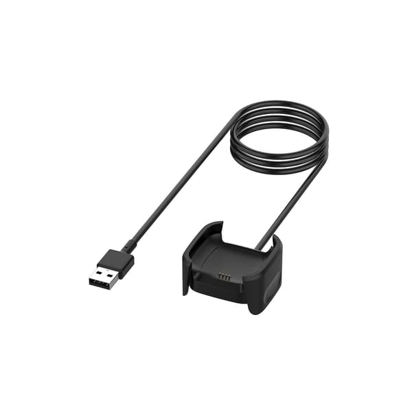 Bærbar Smartwatch Oplader Base Dock USB Stik Opladekabel til Fitbit Versa 2 (FMY)