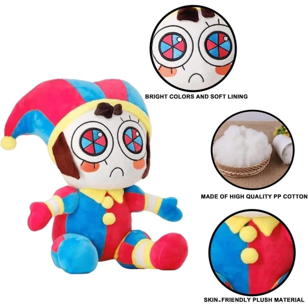 2023 Den fantastiske digitale cirkusplys, 11,2\" Circus Pomni & Jax Plushies Toy  (FMY) Ragatha