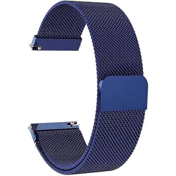 Garmin Forerunner 245 Music / Forerunner 645 Music - Vahvamagneettinen verkkohihna (20 mm) (FMY) Blue Style B Other Smartwatch Model
