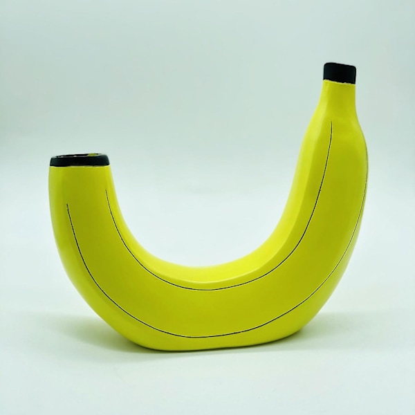 Kreativ Bananvas för Blomsterarrangemang - Resin, Gul (FMY)