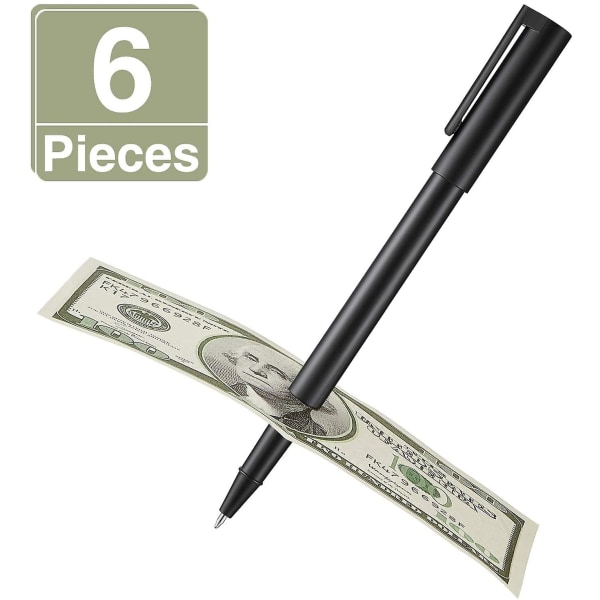 6 delar Magic Trick Pen Makers Pen Mystery Trick Pen Penetrating Pen Magic Through Effect Trickleksak för tonåringar och vuxna (FMY)