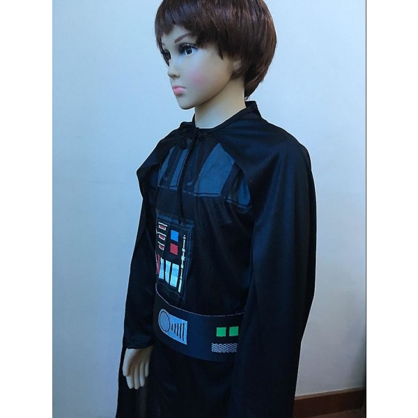Børnekarnevalstøj Star War Storm Trooper Darth Vader Anakin Skywalker Børnecosplay Festkostumetøj Cape Mask (FMY) Beige M*Star Wars
