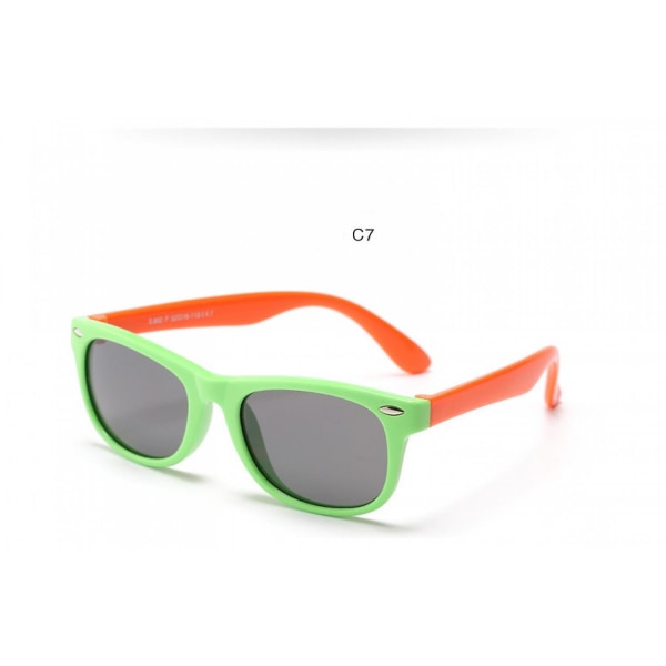 Fashion UV-beskyttelse polariserede solbriller Børnesolbriller-----c7 (FMY)