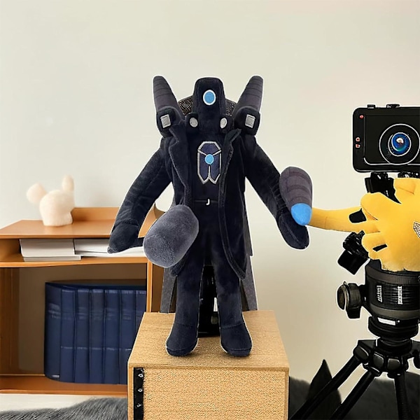 Skibidi Toalett Leksak Plysch, Kameraman Plysch, Speakerman Plysch. Rolig Och Lekfull Trio: Kameraman Plysch（30cm）(FMY)