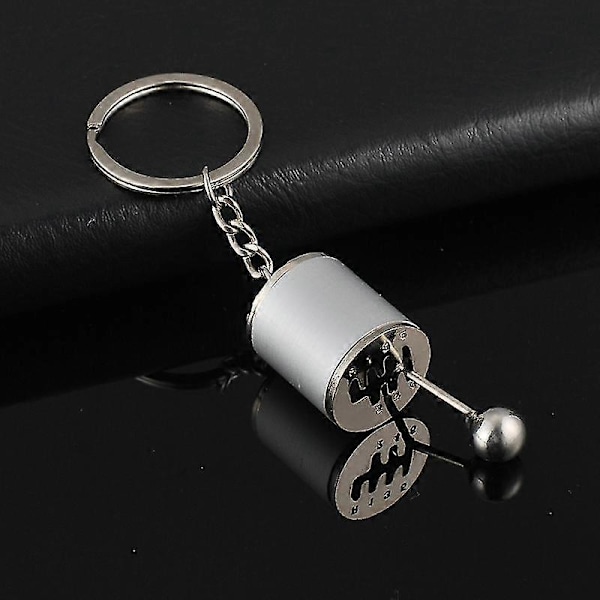 2st Mini Bil Växelspak Fingertoppsleksak Simulering Automatisk Växellåda Leksak Manuell Växel Anti-stress Fidget Leksak Lämplig För Pojke (FMY) silver