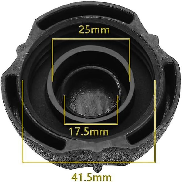 2 st bränsletanklock ersättning 397974 692046 kompatibel med Quantum Europa gräsklippare bränsletanklocka plast (FMY)