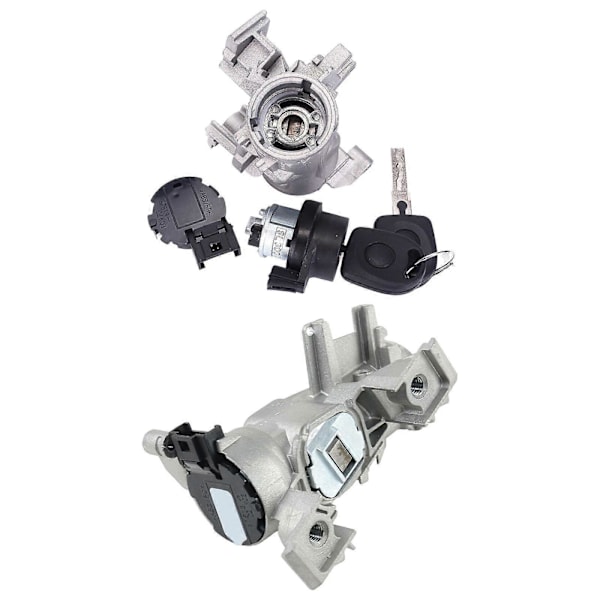 Sytytyksen käynnistyskytkin 1K0905851B tynnyrin kotelo 1K0905841 osat tarvikkeet kestävä helppo asennus korvaava (FMY) 2 Pieces Set