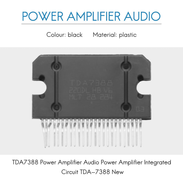 Tda7388 Forstærker Audio Forstærker Integreret Kredsløb Tda-7388 Ny (FMY) black