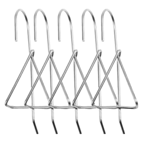 Kukkaruukun Pidike Kiinnitettävä Seinälle Ripustettava Kukkaruukun Teline Kannattimet Puutarhatarvikkeet Sisä- ja Ulkokäyttöön (FMY) Silver 5 Packs