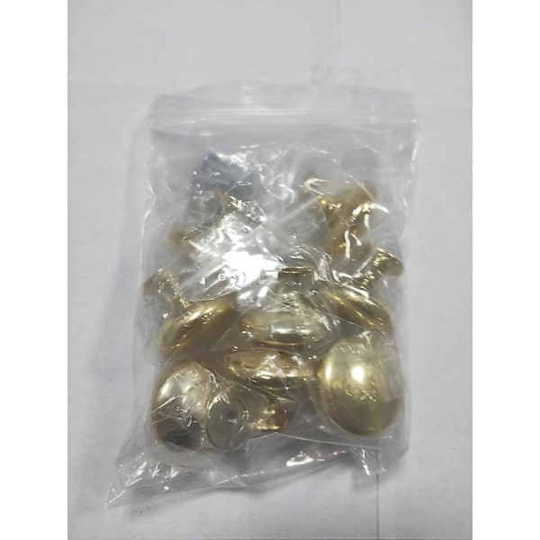 8 Stykker Håndtak Skuffeknott Skap Knotter Dørhåndtak Gull Dørknotter Metall Skap Knotter (25mm*30mm)