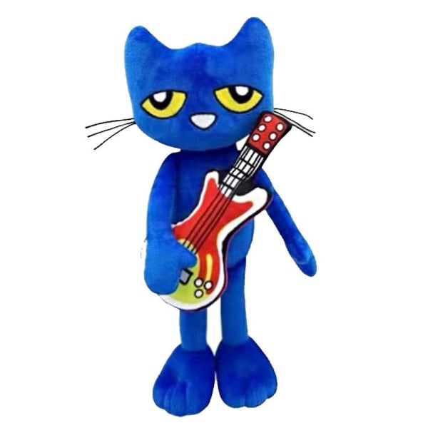 12\" Pete The Cat Plussjdyr Tegneseriefigur Myk Utstoppa Dukke Leke Barn Gutter Jenter Gave (FMY) A