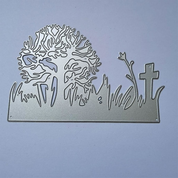 Halloween metallskjærematriser Stencil DIY Scrapbooking Album Paper Card Mal (FMY)