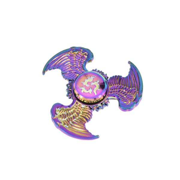 Dragon Wings Eye Tri Fidget Spinner Metall Hand Spinner Lågt Ljud Hög Hastighet Fokus Leksak med Självsmörjande Stållager (FMY) set 2